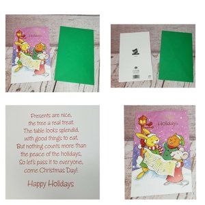 P.S Greetings Holiday Greetings Christmas Card